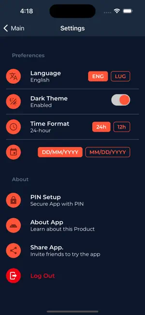 Payments Screenshot